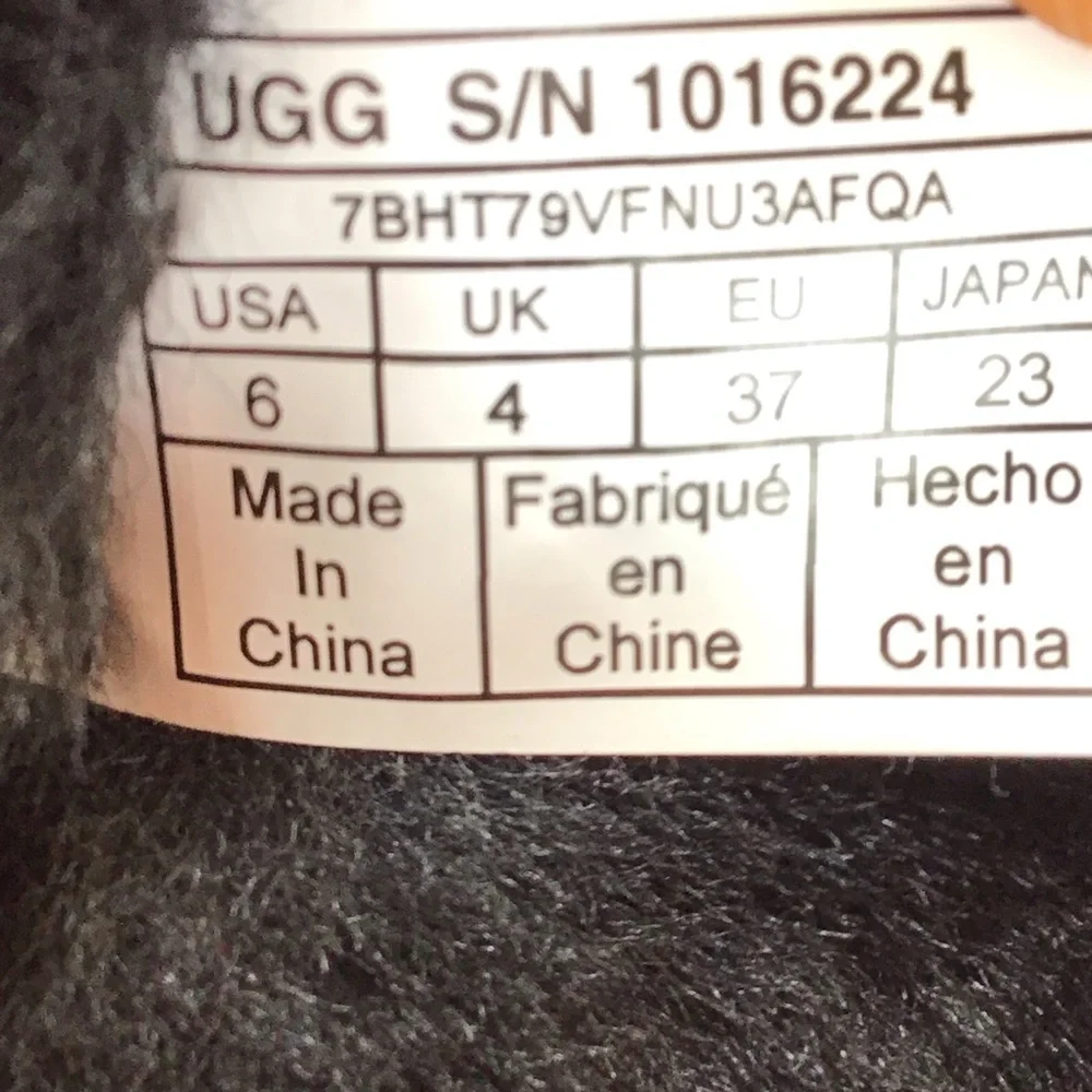 UGG CLASSIC TALL II BOOT BLACK $220